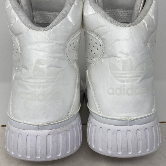 Adidas Womens Tubular Invader 2.0 Decon Triple White shoes BB2073 EUC - Picture 6 of 15